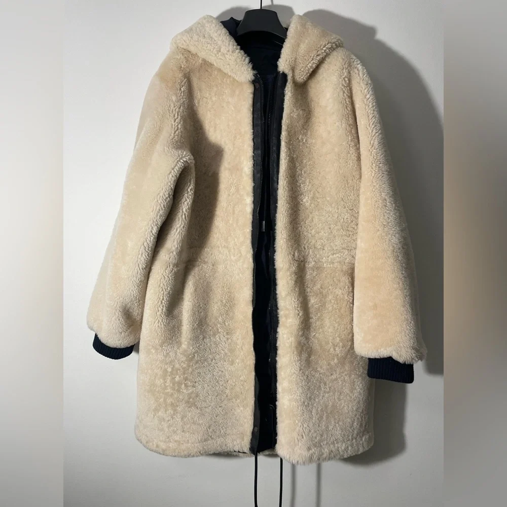 Coach Reversible Shearling Jacket - Picture 1 of 6